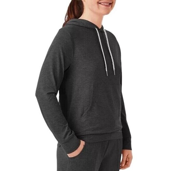 Members Mark Womens Size S Charcoal Grey Favorite Soft Pullover‎ Hoodie NWT - Picture 4 of 6